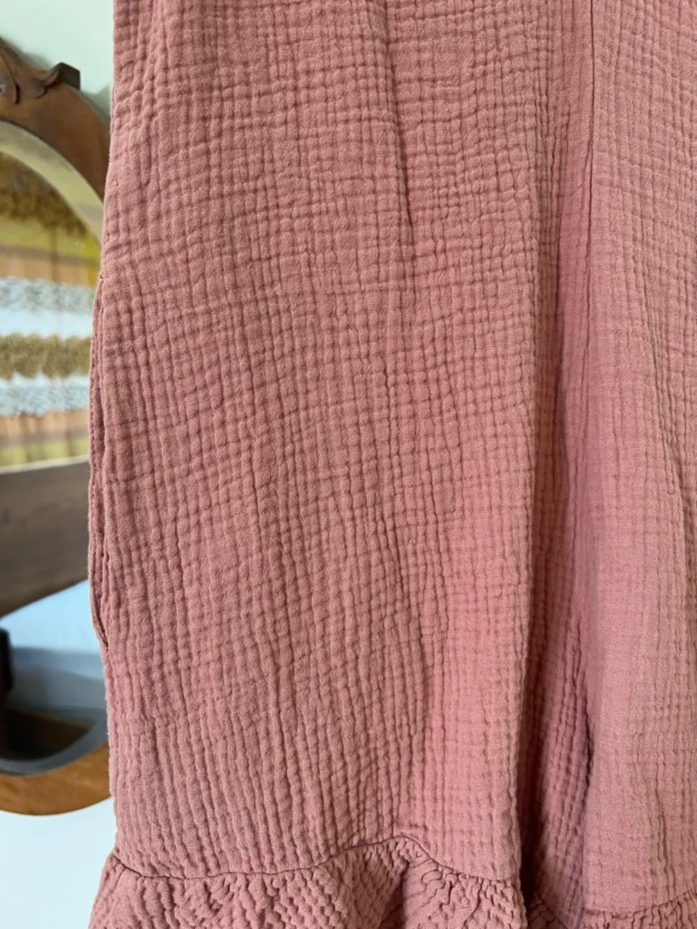 Lush Blush Gauze Cottagecore romper